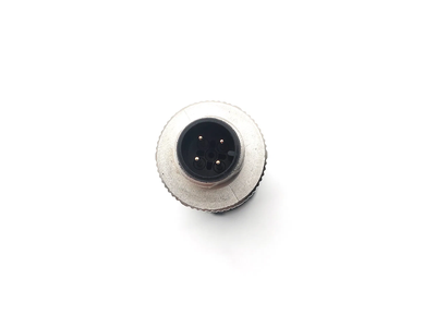 M12 Connector Male Straight 4pin Connector Screw Terminals