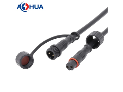 M12 PVC 2 3 4pin Male Female Waterproof RGB LED Connector