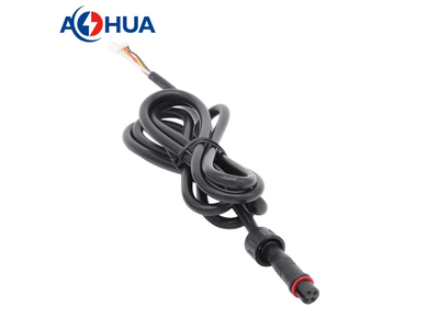 M12 PVC 2 3 4pin Male Female Waterproof RGB LED Connector