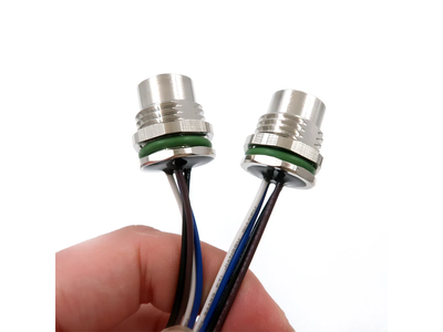 Available Female Customized RJ45 Connector Network Jack M12 4pin Sensor Wire Harness Waterproof