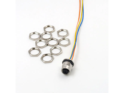 Available Female Customized RJ45 Connector Network Jack M12 4pin Sensor Wire Harness Waterproof
