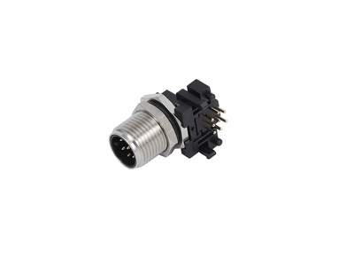 Electronic Connector 4 Pin Male Assembly Waterproof IP67 Industrial Cable M5 M8 M12 Circular Connector