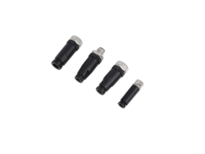 Electronic Connector 4 Pin Male Assembly Waterproof IP67 Industrial Cable M5 M8 M12 Circular Connector
