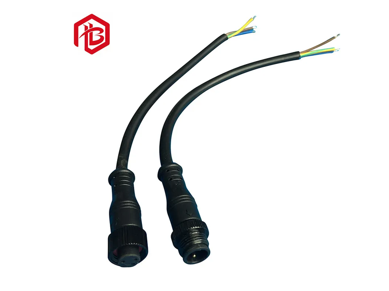 Hot Sale M12 4 Pin Aviation Male and Female Connector Audio Cable Plug M12 Waterproof Connector
