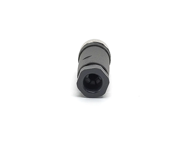 Svlec Replacement of Murr M12 Connector Male 4pin D Code Straight Connector CNC Screw